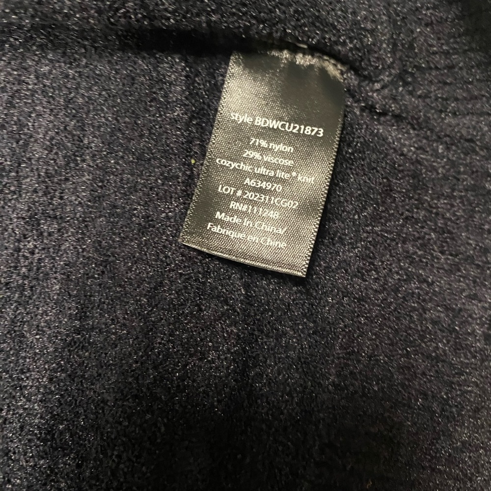 Barefoot Dreams Women’s Cozy Chic Ultra Lite Black Cardigan Size XL - Picture 5 of 7
